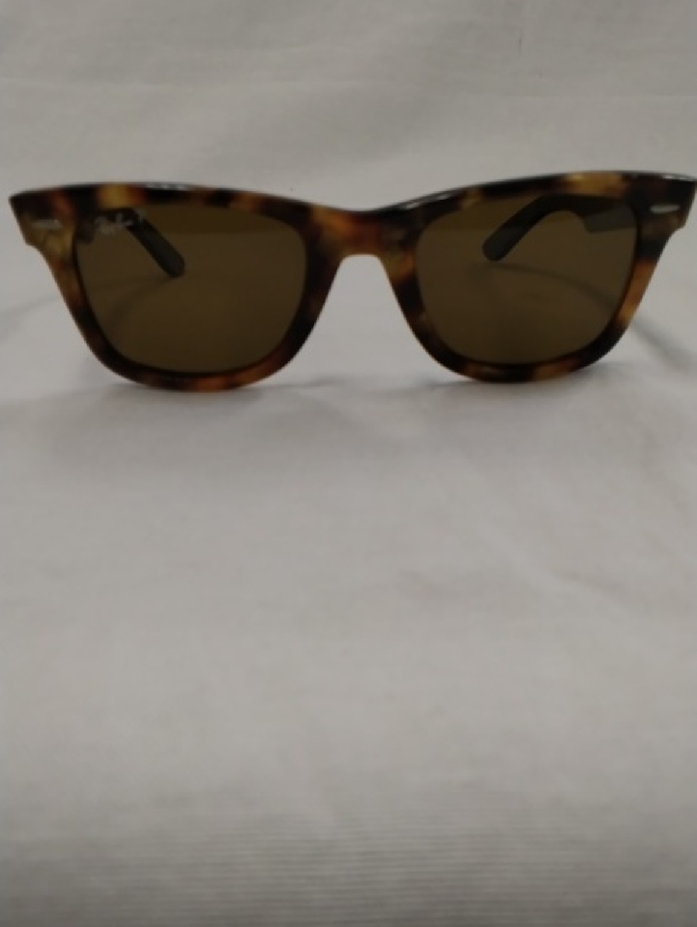 Ray-Ban Tortoiseshell Frame Sunglasses with Brown Lenses
